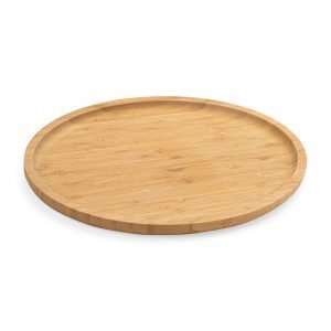 Petisqueira oval de bambu