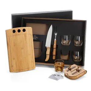 Kit Churrasco, Whisky E Truco 8 Peças