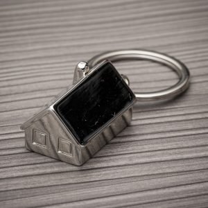 Chaveiro 3D com formato de casa