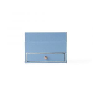 Porta-joias de couro sintético