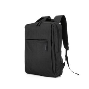 Mochila de nylon com saída USB