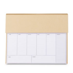 Bloco de Anotações com Planer Semanal